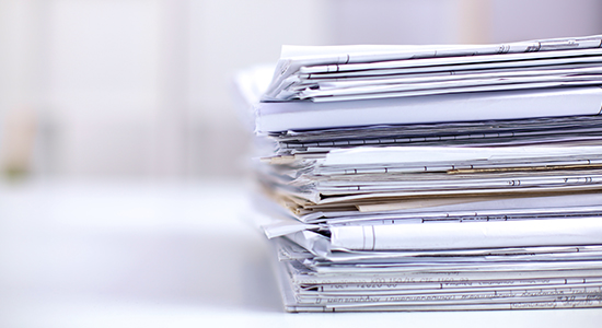 Stack of documents