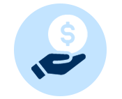 hand with coin icon