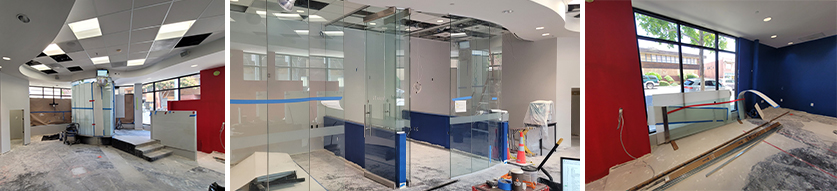 walls painted at Oakland branch