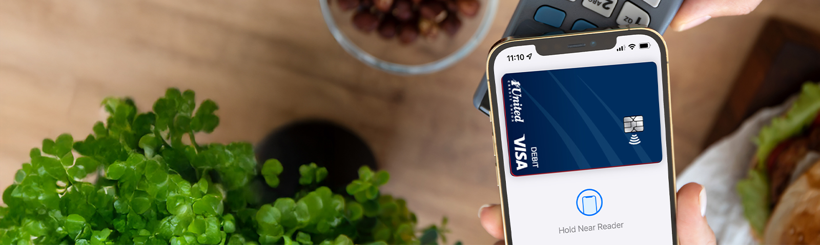 Paying with mobile wallet and a 1st United debit card