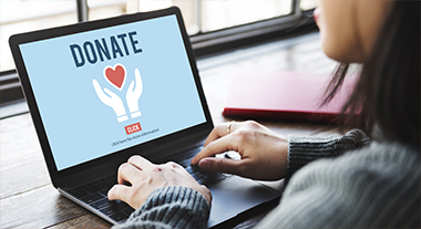 Making a charitable donation online