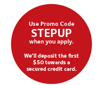 Use promo code Step Up