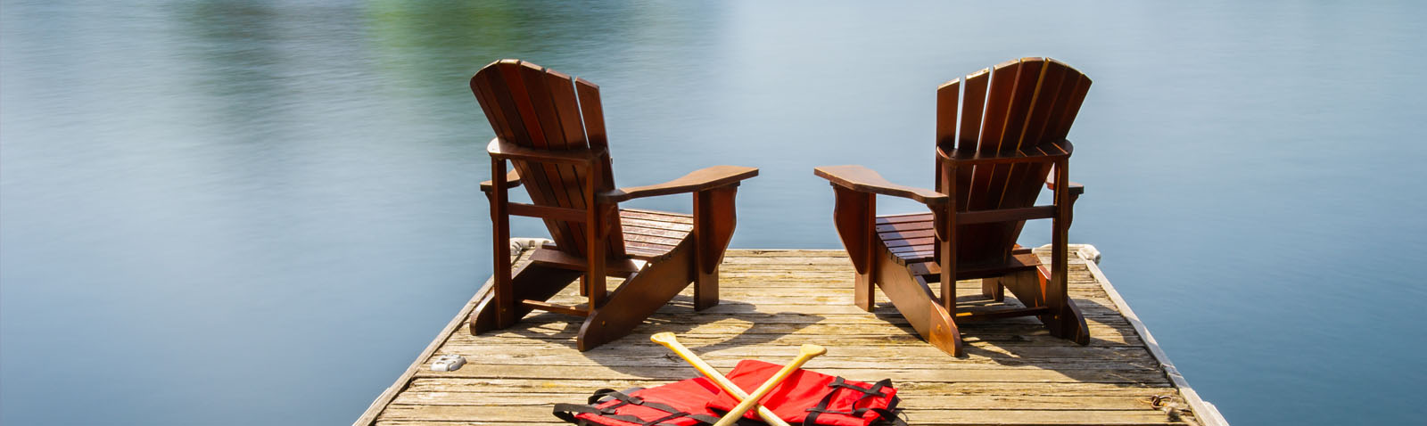 Chairs by the lake
