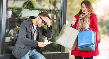 Couple shopping