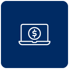 Online banking icon illustration