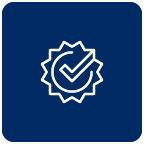 checkmark badge icon illustration