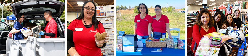 1st United volunteering in the community